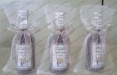 10 Lembrancinhas de Casamento - Mini vinho Personalizado