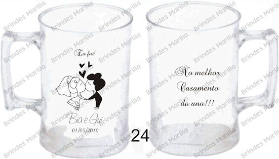 50 Canecas Acrilicas Personalizadas - 400ml